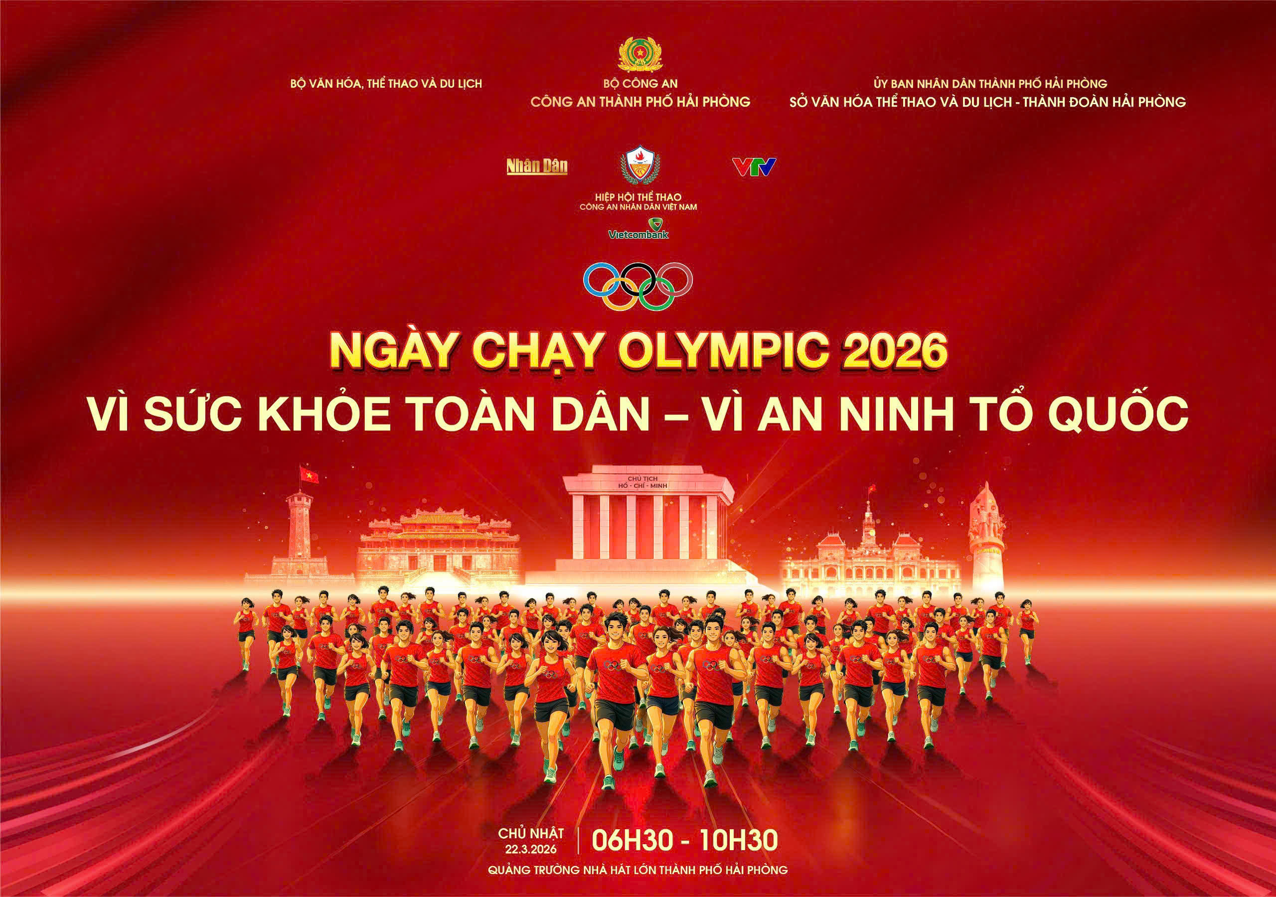 Thư mời tham gia ngày chạy olympic năm 2026 - vì sức khỏe toàn dân, Vì an ninh Tổ quốc